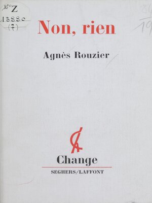 cover image of Non, rien